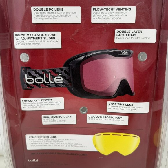 Bolle Ski / Snowboard Goggles Interchangeable Storm Lens - Picture 4 of 4